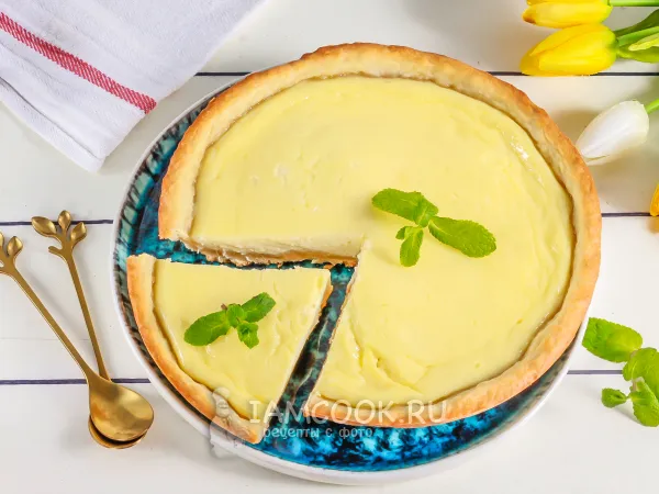 Фото блюда: Ванильный сметанник из песочного теста