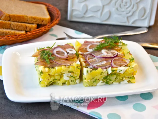 Фото блюда: Салат с килькой