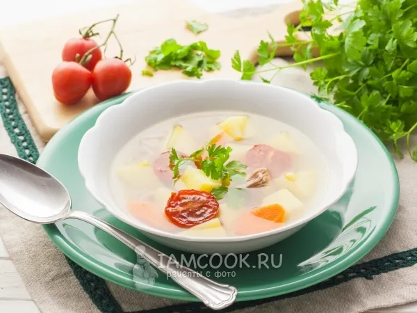 Фото блюда: Суп из консервированного тунца