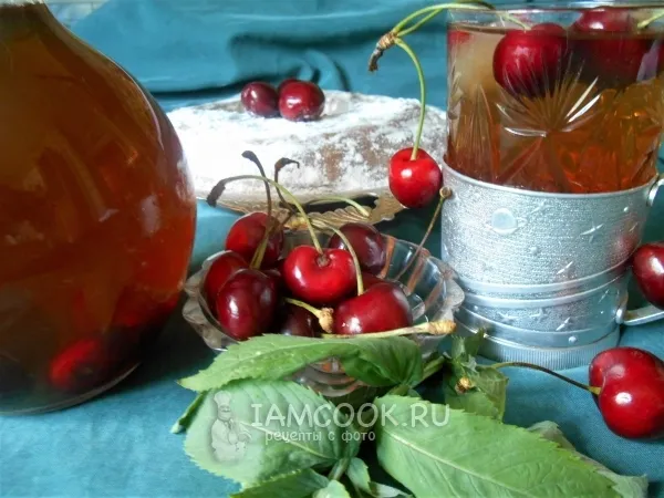 Фото блюда: Чёрный чай с вишней и гвоздикой (холодный)