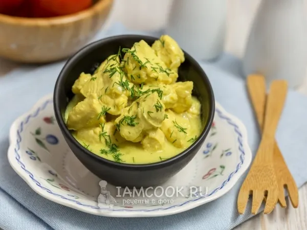 Фото блюда: Курица в кокосовом молоке