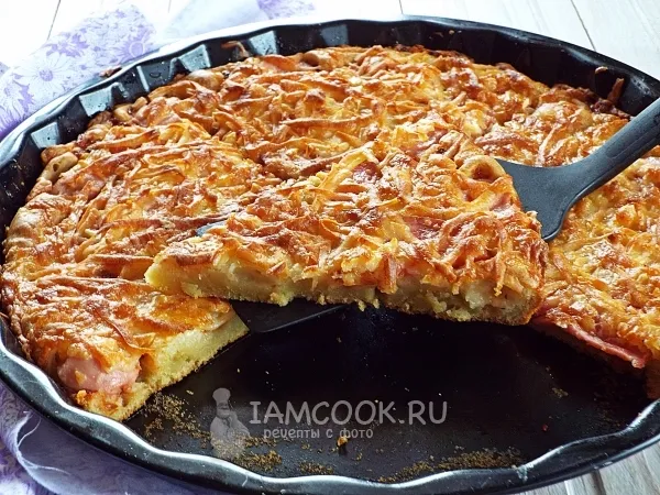 Фото блюда: Быстрая пицца на кефире