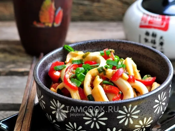 Фото блюда: Кальмары по-китайски