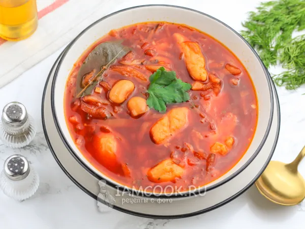 Фото блюда: Полтавский борщ