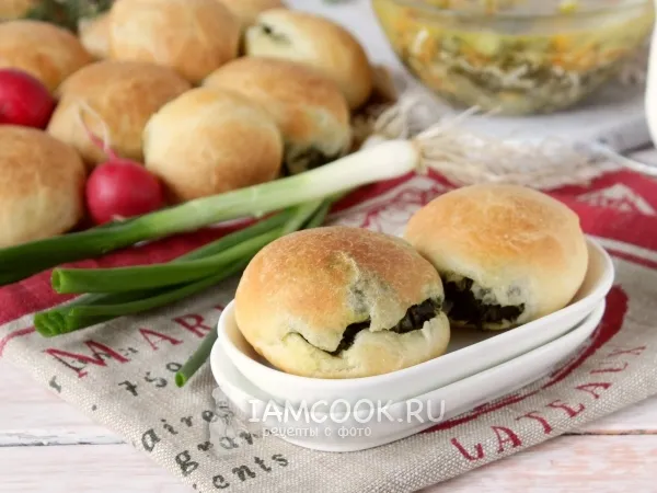 Фото блюда: Пирожки с зеленью