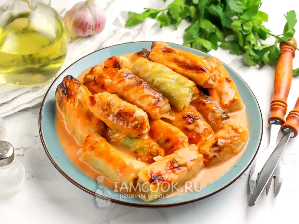 Фото блюда: Замороженные голубцы в аэрогриле