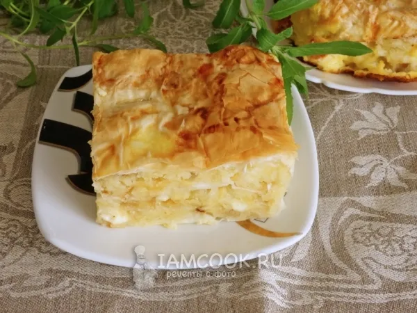 Фото блюда: Греческая тиропита из теста Фило с сыром