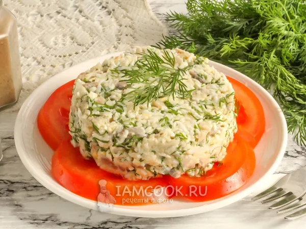 Фото блюда: Салат «Северное сияние»