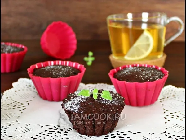 Фото блюда: Кексы в микроволновке в силиконовых формах