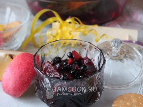 Фото блюда: Варенье из черноплодной рябины с яблоками