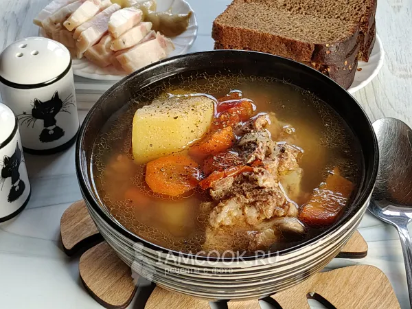 Фото блюда: Шурпа из свинины в афганском казане