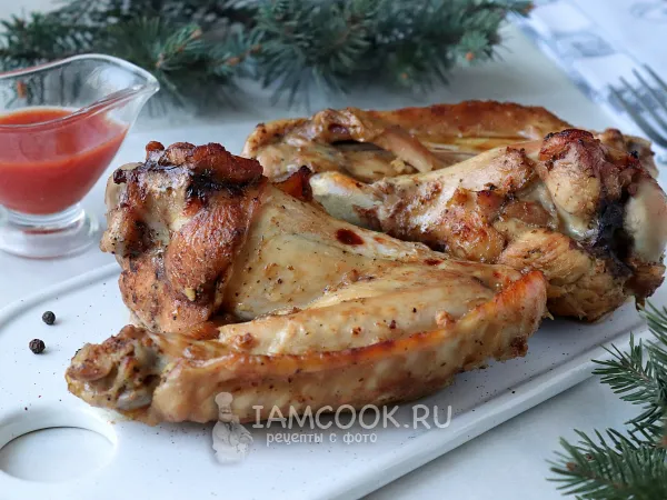 Фото блюда: Крылья индейки в фольге в духовке