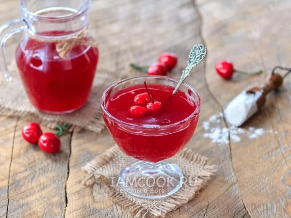 Фото блюда: Кисель из замороженной вишни