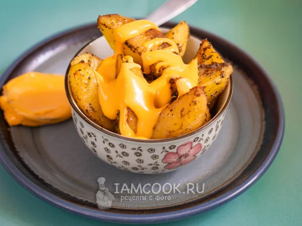 Фото блюда: Картошка с плавленым сыром