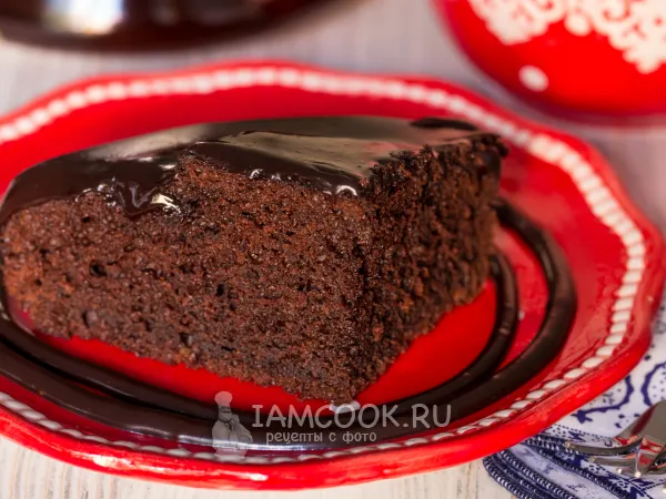 Фото блюда: Влажный шоколадный пирог