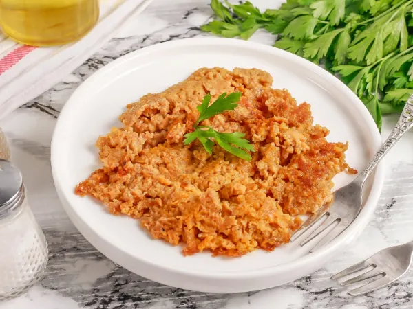 Фото блюда: Жареная икра леща