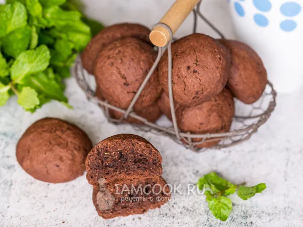 Фото блюда: Миндальное шоколадное печенье