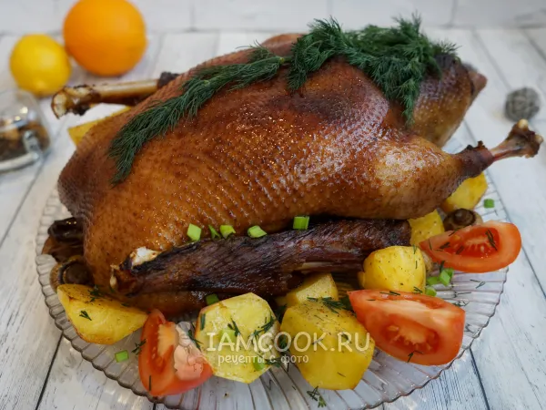 Фото блюда: Гусь в фольге в духовке