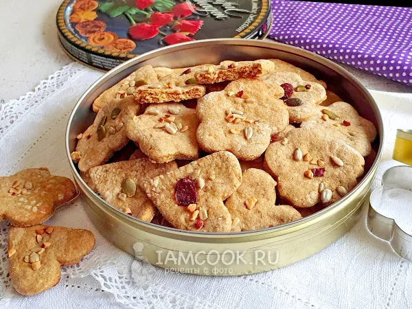 Фото блюда: Печенье из тыквенной муки