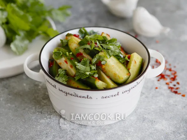 Фото блюда: Кимчи из огурцов без моркови