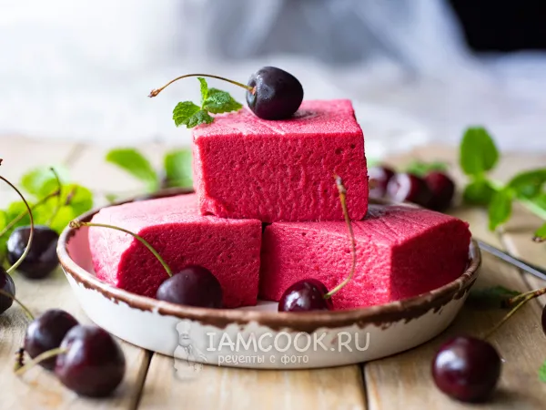 Фото блюда: Десерт Вишневые облака