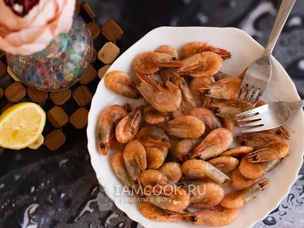 Фото блюда: Креветки в манговом соусе