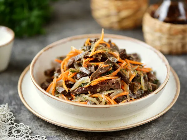 Фото блюда: Хе из легкого по-корейски