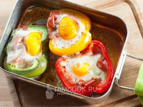 Фото блюда: Яичница в духовке