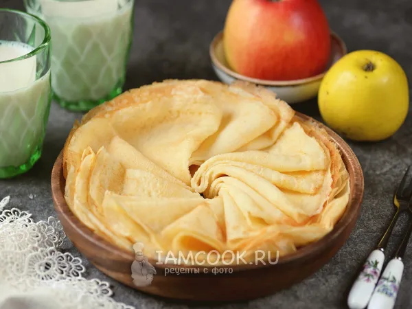 Фото блюда: Блины на рисовом молоке и рисовой муке