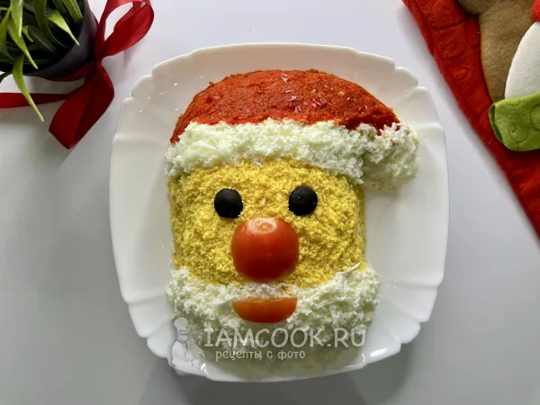 Фото блюда: Салат «Дед Мороз»