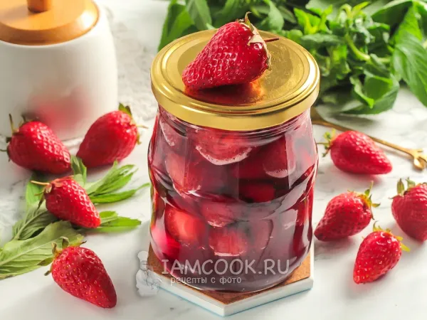 Фото блюда: Шведское варенье силт из клубники на зиму