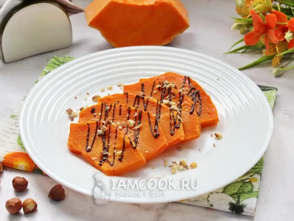 Фото блюда: Десерт из тыквы и шоколада