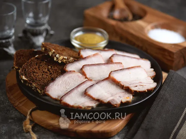 Фото блюда: Свиная грудинка в микроволновке (в пакете)