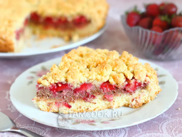 Фото блюда: Творожная сбричолата с клубникой