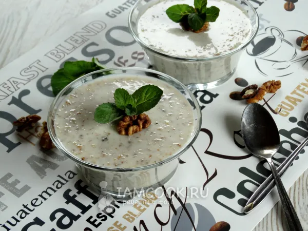 Фото блюда: Желе с орехами