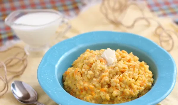 Фото блюда: Пшенная каша с морковью и корицей