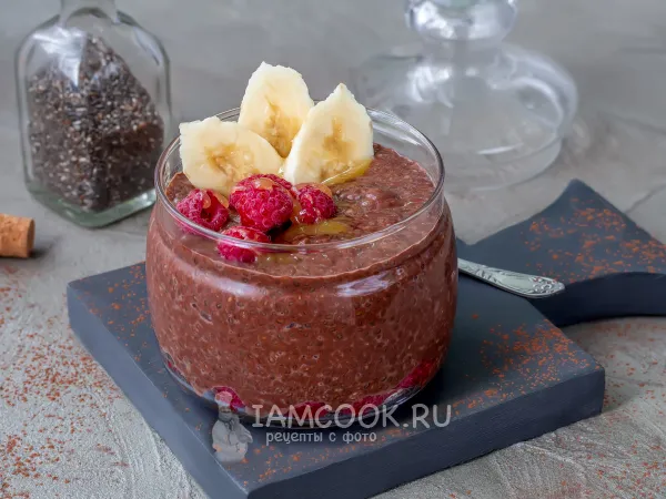 Фото блюда: Чиа-пудинг на овсяном молоке