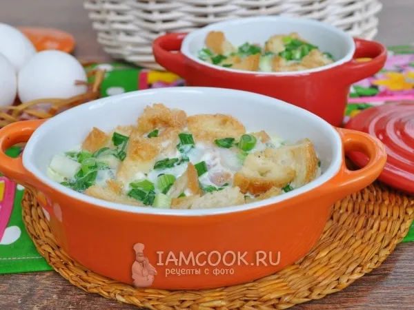 Фото блюда: Омлет студенческий в микроволновке