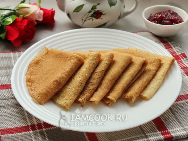 Фото блюда: Блины на рисовой муке и кефире