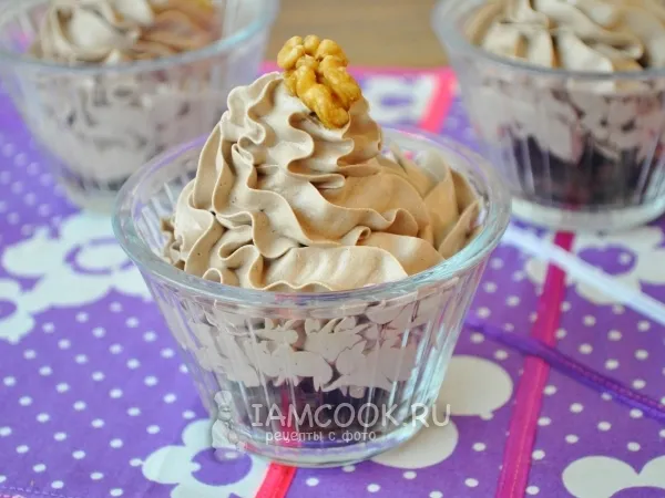 Фото блюда: Крем шантильи с какао