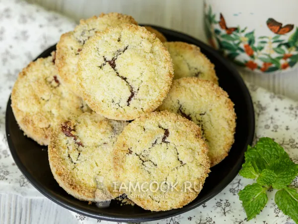 Фото блюда: Насыпное печенье с вареньем