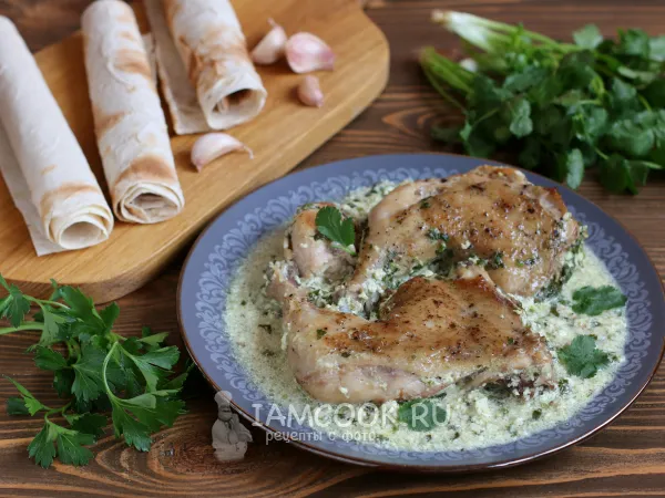 Фото блюда: Чкмерули (курица по-грузински)