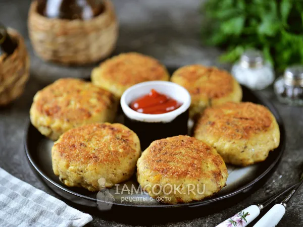 Фото блюда: Котлеты из скумбрии и минтая