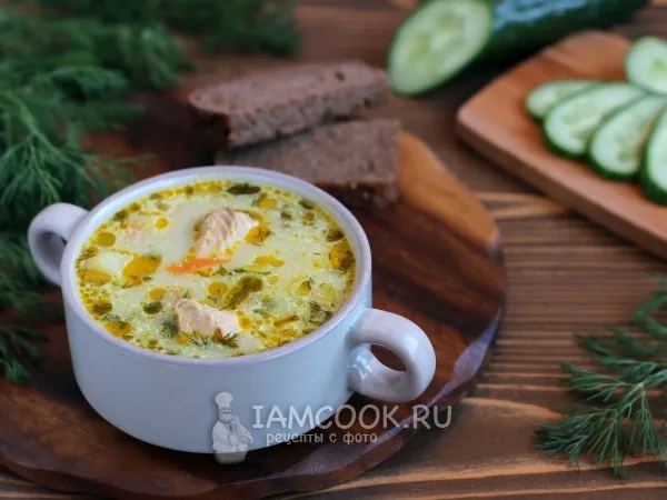 Фото блюда: Уха из горбуши со сливками (по-фински)