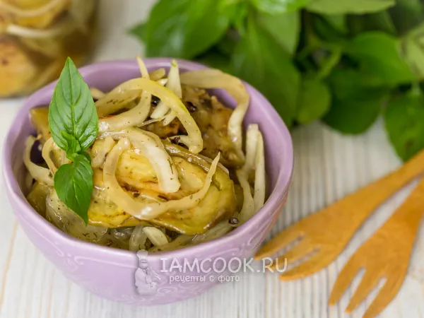 Фото блюда: Баклажаны на зиму с приправой для шашлыка