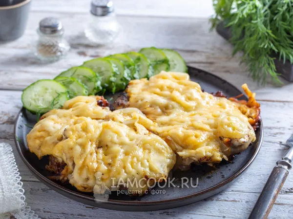 Фото блюда: Мясо по-французски из говядины в мультиварке