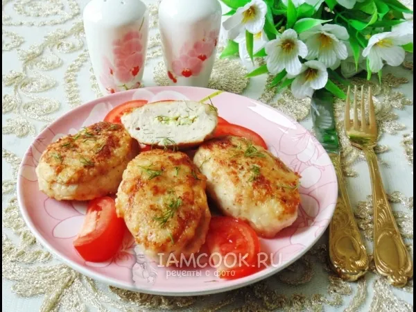 Фото блюда: Котлеты в кляре с сыром и яйцом