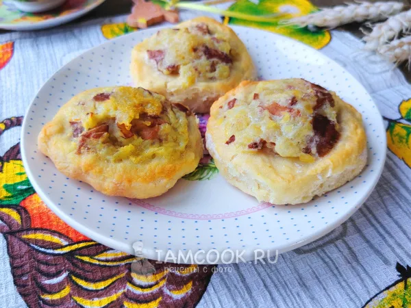 Фото блюда: Шаньги с картошкой и грибами