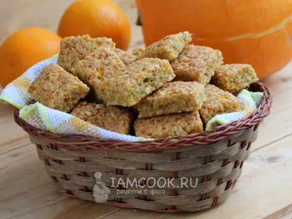 Фото блюда: Тыквенное печенье с орехами