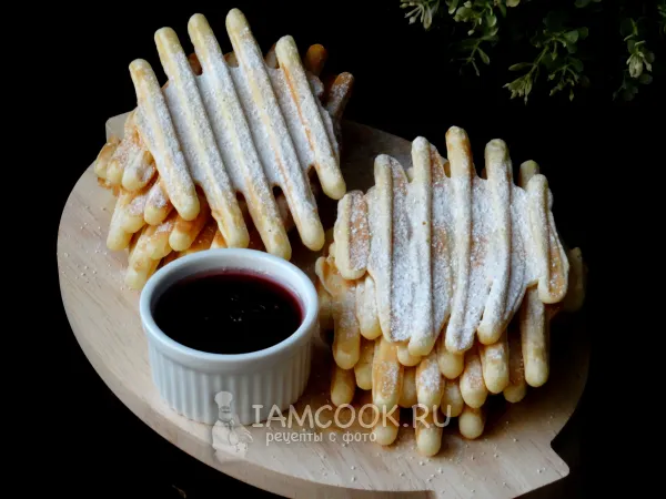 Фото блюда: Бельгийские вафли на электрогриле